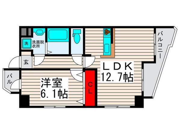 ソフィアコ－ト扇の物件間取画像